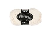 Przędza i akcesoria - Creativ Company Cotton yarn Off-White 50gr 170m - 431030