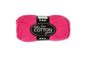 Przedza i akcesoria - Creativ Company Cotton yarn Pink 50gr 170m - 431230