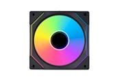 Wentylator obudowy - Lian Li UNI FAN SL-INF 120 Black - Wentylator obudowy - 120mm - Czarny ze światłem RGB - 29 dBA - UF-SLIN120-1B
