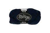 Przedza i akcesoria - Creativ Company Cotton yarn Dark blue 50gr 170m - 431280