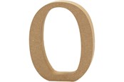 Artykuly Artystyczne & Rzemieslnicze - Creativ Company Letter O MDF 13cm 1pc. - 56324