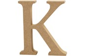 Artykuły Artystyczne & Rzemieślnicze - Creativ Company Letter K MDF 13cm 1pc. - 56320