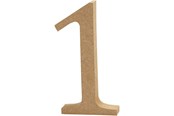 Artykuly Artystyczne & Rzemieslnicze - Creativ Company Number 1 MDF 13cm 1pc. - 56339