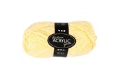 Przędza i akcesoria - Creativ Company Acrylic yarn Light yellow 50gr 80m - 421804