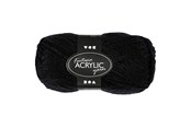 Przędza i akcesoria - Creativ Company Acrylic yarn Black 50gr 80m - 421750