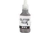 Materialy hobbystyczne - Creativ Company Glitter glue Silver 25ml - 318310