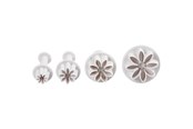 Artykuly Artystyczne & Rzemieslnicze - Creativ Company Cut Outs with Stamp Flower.4pc. - 782873