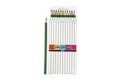 Przybory do pisania i rysowania - Creativ Company Triangular colored pencils - Green 12pcs. - 38579