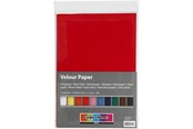 Papier, papier fotograficzny i etykiety - Creativ Company Velor Paper Color A4 10 Sheets - 270690