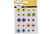 Artykuly Artystyczne & Rzemieslnicze - Creativ Company 3D eyes 20mm 1 sheet - 28993