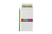 Przybory do pisania i rysowania - Creativ Company Triangular colored pencils - Light green 12pcs. - 38578