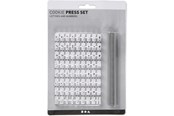 Artykuly Artystyczne & Rzemieslnicze - Creativ Company Stamp Set Rubber Letters and Numbers White - 78286