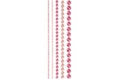 Kreatywne gry - Creativ Company Half Adhesive Pearls Pink 2-8mm 140pcs. - 28320