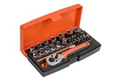 Narzedzia - BAHCO SL25 25 Piece Socket Set - SL25