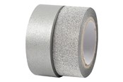Tasmy i Kleje - Creativ Company Self-adhesive glitter film / masking tape - 25221