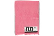 Artykuły Artystyczne & Rzemieślnicze - Creativ Company Hobby Felt Pink A4 10 Sheets - 45505