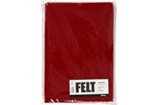 Artykuly Artystyczne & Rzemieslnicze - Creativ Company Craft felt Antique Red A4 10 sheets - 45507