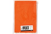 Artykuły Artystyczne & Rzemieślnicze - Creativ Company Hobby Felt Orange A4 10 Sheets - 45503