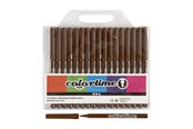 Materialy hobbystyczne - Creativ Company Brown markers 18st. - 373542