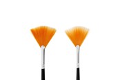 Materialy hobbystyczne - Creativ Company Gold Line fan brushes 2pcs. - 100279