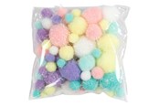 Artykuly Artystyczne & Rzemieslnicze - Creativ Company Pom-poms Pastel colours 62gr. - 518950