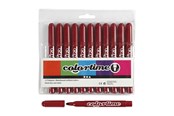 Materialy hobbystyczne - Creativ Company Wine red Jumbo markers 12st. - 37353