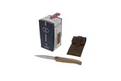Przybory kuchenne - Jean Dubost Scyzoryk dębowy w skórzanym uchwycie Laguiole - JL0016760BW2219