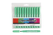 Materialy hobbystyczne - Creativ Company Light green Jumbo markers 12pcs. - 37336
