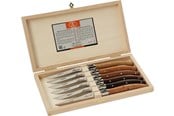 Przybory kuchenne - Jean Dubost Noże do drewna mix 2,5mm, 6 szt. Laguiole - JL0060084B14017