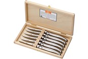 Przybory kuchenne - Jean Dubost Knive m stålhåndtag 2.5mm 6stk Laguiole - JL0060084L06017