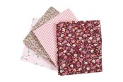 Artykuly Artystyczne & Rzemieslnicze - Creativ Company Patchwork Fabric Pink 45x55cm 4pcs. - 441832