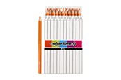 Materiały hobbystyczne - Creativ Company Triangular Jumbo colored pencils - Orange 12pcs. - 38171