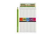Materialy hobbystyczne - Creativ Company Triangular Jumbo colored pencils - Light green 12pcs - 38178
