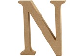 Artykuly Artystyczne & Rzemieslnicze - Creativ Company Letter N MDF 13cm 1pc. - 56323