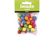 Kreatywne gry - Creativ Company Wooden Beads Mix 12mm 22gr - 571241