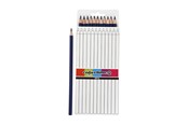 Materialy hobbystyczne - Creativ Company Triangular colored pencils - dark blue 12pcs. - 38577
