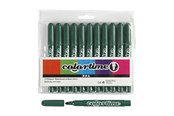 Materialy hobbystyczne - Creativ Company Green Jumbo pens 12pcs. - 37358
