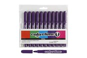 Materialy hobbystyczne - Creativ Company Purple Jumbo pens 12pcs. - 37332