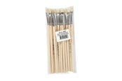 Materialy hobbystyczne - Creativ Company Wooden brushes - Nr. 8 Short handle 12st. - 10608