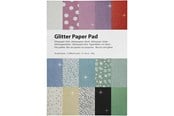 Materialy hobbystyczne - Creativ Company Glitter Paper Block A4 150gr 30 Sheets - 21062
