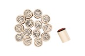 Artykuly Artystyczne & Rzemieslnicze - Creativ Company Deco Art Stamps Smiley Face 15pcs. - 28581