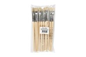Materialy hobbystyczne - Creativ Company Wooden brushes - Nr. 12 Short handle 12pcs. - 10612