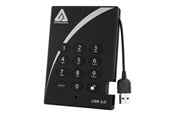 Dysk zewnętrzny - Apricorn Aegis Padlock 3.0 - Zewnętrzny dysk - 2TB - Czarny - A25-3PL256-2000