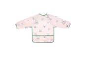 Akcesoria dla niemowlat - Badabulle Long Sleeves Bib - Pink - B007024