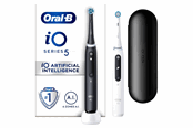 Szczoteczka elektryczna do zebów - Oral-B Elektryczna szczoteczka do zębów iO5 Duo Black/White - 2 handles - 4210201414841