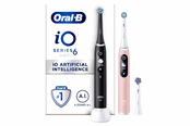 Szczoteczka elektryczna do zebów - Oral-B Elektryczna szczoteczka do zębów iO6 Duo Pack Black Lava/Pink Sand - 2 handles - 4210201448877