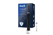 Szczoteczka elektryczna do zębów - Oral-B Elektryczna szczoteczka do zębów Vitality Pro Black + Extra Refill - 4210201432326