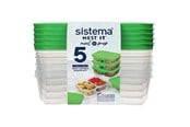 Akcesoria kuchenne - Sistema Meal Prep 5 Pack - 870 ml - 59165
