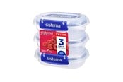 Akcesoria kuchenne - Sistema Rectangle Klip It Plus 3Pack 180ml - 881523