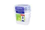 Akcesoria kuchenne - Sistema Rectangle Klip It Plus 3Pack 400ml - 881543